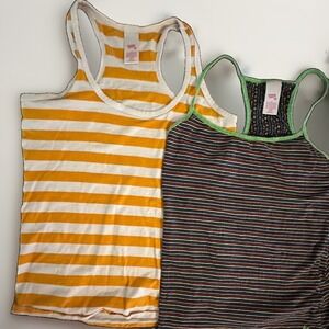 Personal Identity Y2K Tank Top Lot M / L Striped Racerback Cami Fairy Grunge 90s